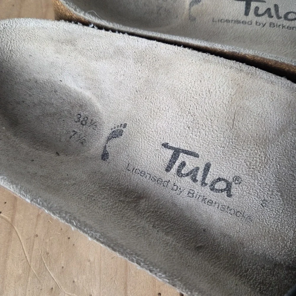 Birkenstocks Tula‎ Black Strap Womens 7.5 38.5